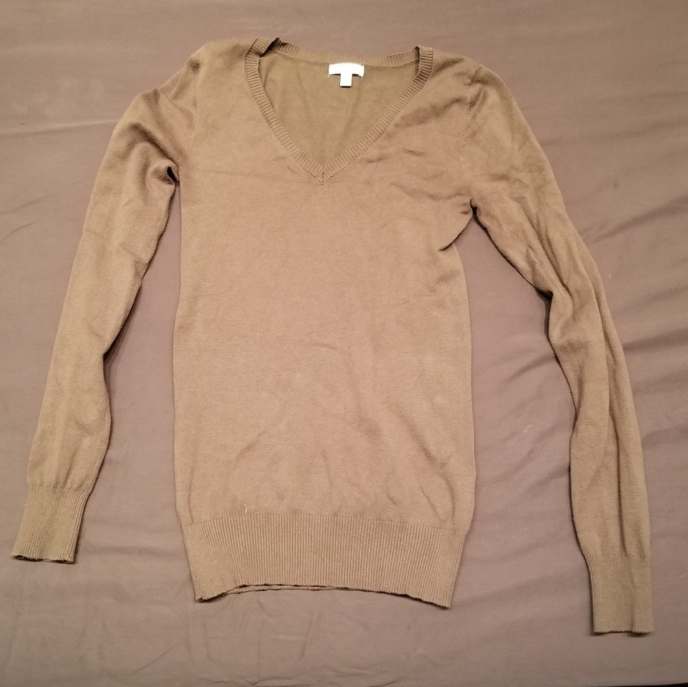 Olive green sweater